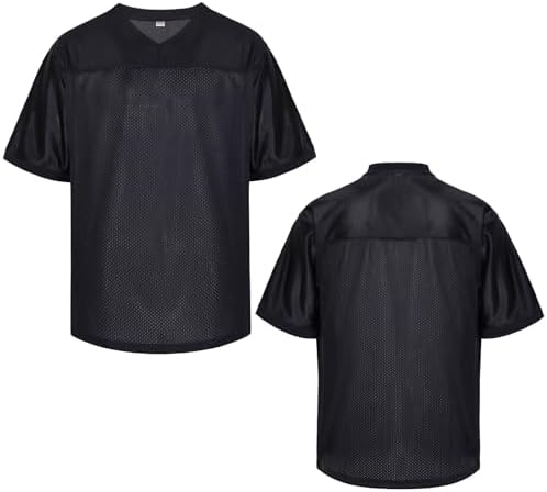 Amazon.com: MESOSPERO Blank Football Jersey,Men's 90s Hip Hop for
